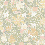 A-Street Prints Midsommar Pastel Floral Medley Wallpaper