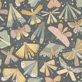 A-Street Prints Flyga Butterfly Bonanza Blue Wallpaper