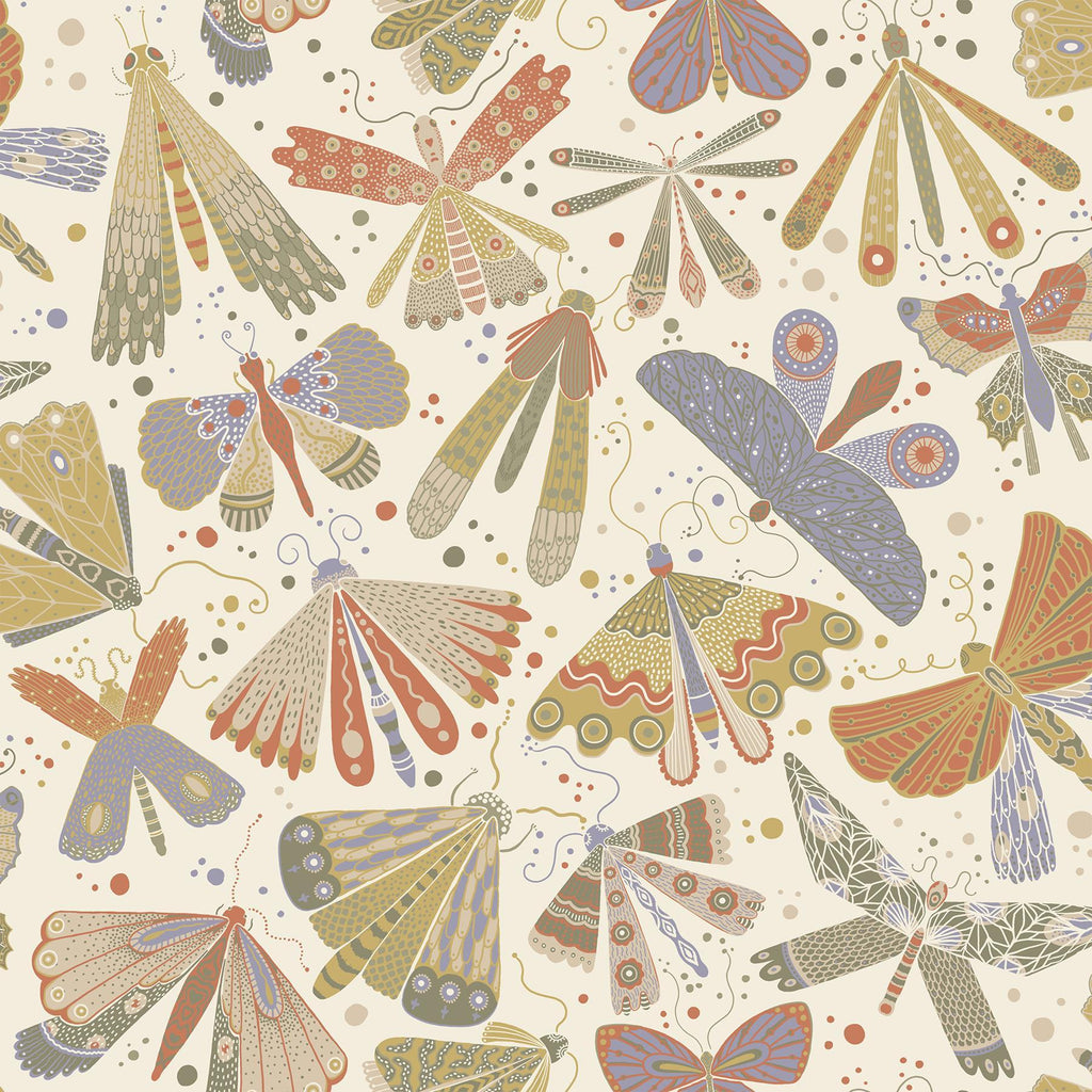 A-Street Prints Flyga Moss Butterfly Bonanza Wallpaper