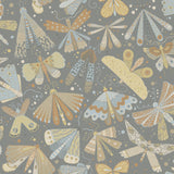 A-Street Prints Flyga Apricot Butterfly Bonanza Wallpaper