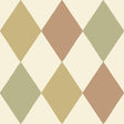 A-Street Prints Kalas Mustard Diamond Wallpaper