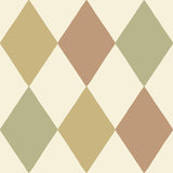 A-Street Prints Kalas Mustard Diamond Wallpaper