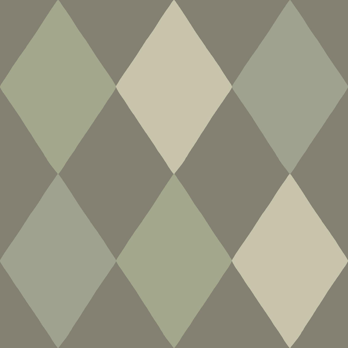 A-Street Prints Kalas Diamond Olive Wallpaper