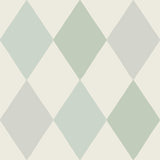 A-Street Prints Kalas Light Blue Diamond Wallpaper