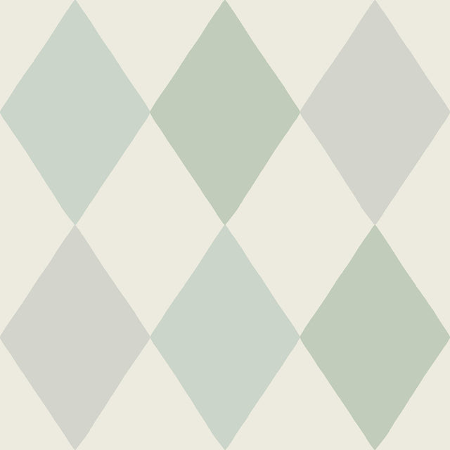 A-Street Prints Kalas Light Blue Diamond Wallpaper