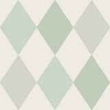 A-Street Prints Kalas Diamond Light Blue Wallpaper