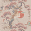 JF Fabrics 9230 Coral/Pink/Tan/Copper/Mauve/Grey (41) Wallpaper