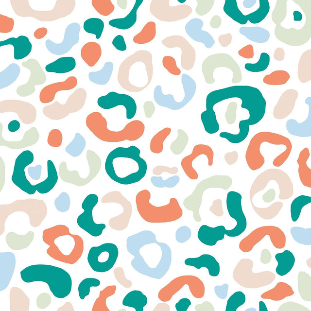 Brewster Home Fashions Multi Bright Leopard Spots Peel & Stick Wallpaper