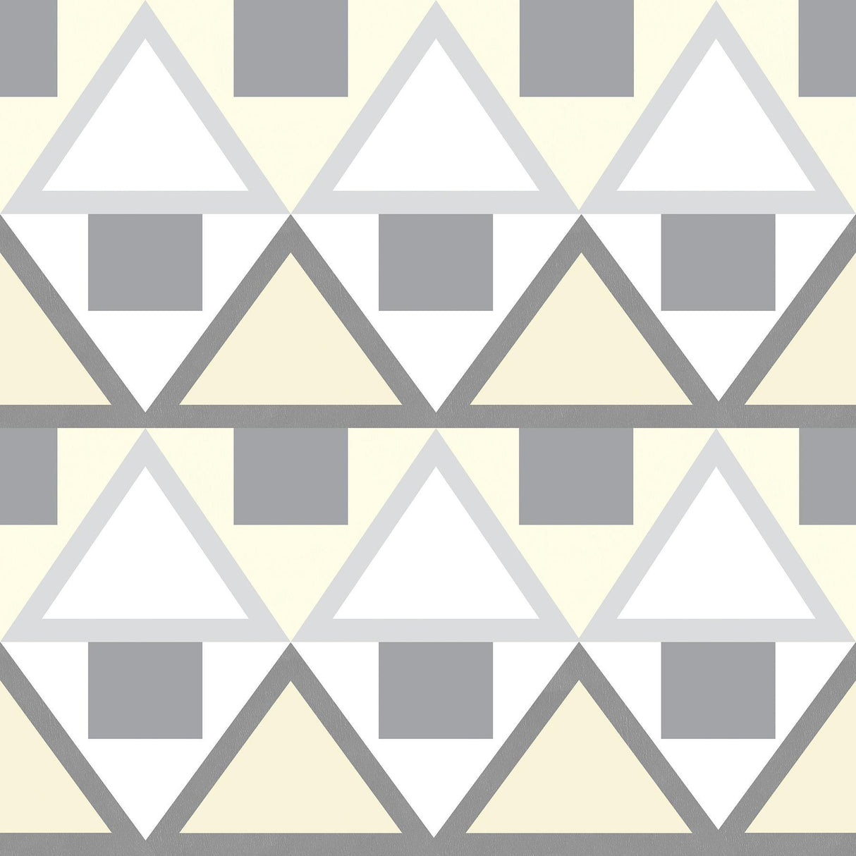 Brewster Home Fashions Grey Madaket Geometric Peel & Stick Wallpaper