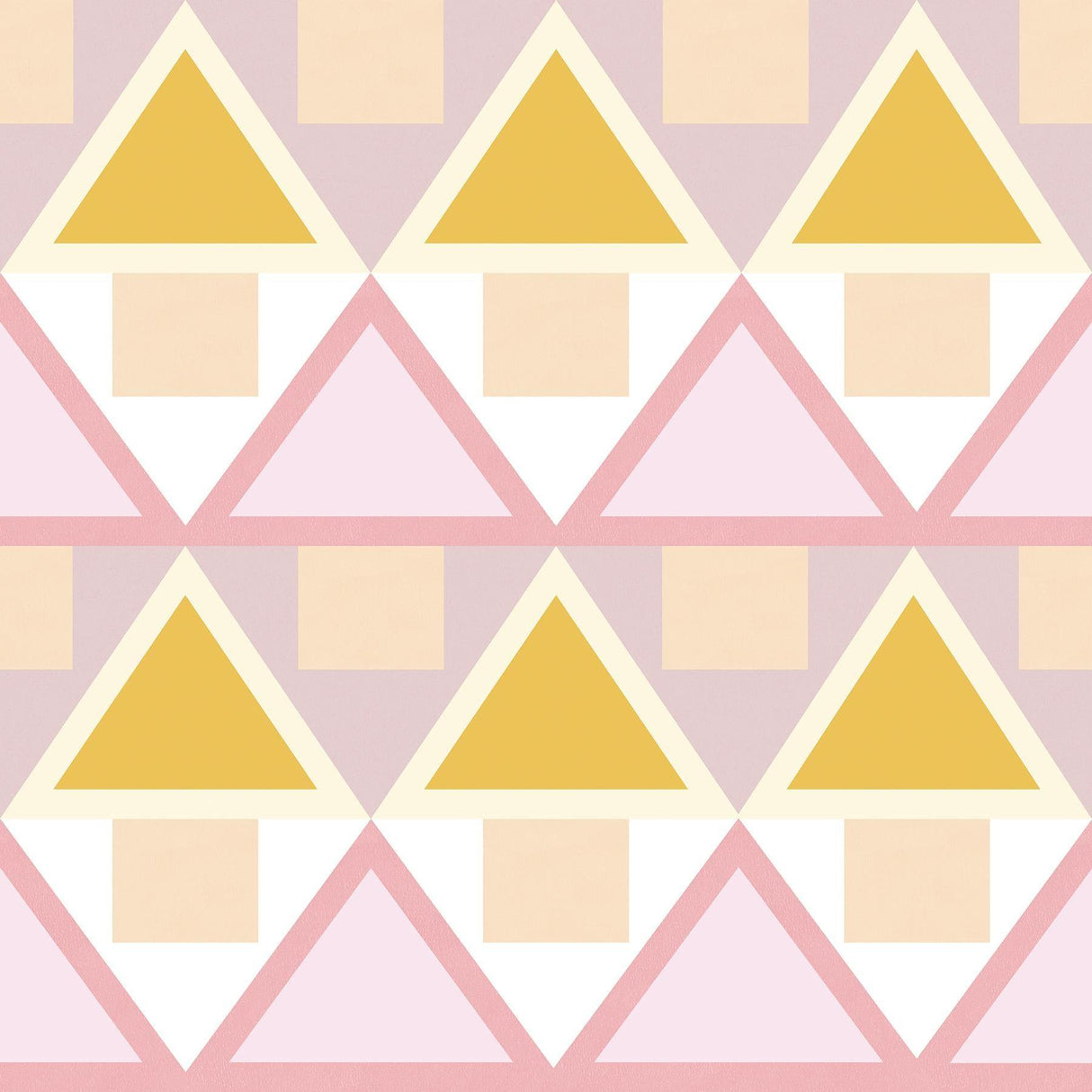 Brewster Home Fashions Pink Madaket Geometric Peel & Stick Wallpaper