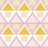 Brewster Home Fashions Madaket Geometric Peel & Stick Pink Wallpaper