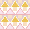 Brewster Home Fashions Pink Madaket Geometric Peel & Stick Wallpaper
