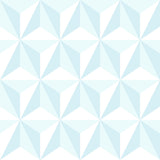 Brewster Home Fashions Adella Geometric Sky Blue Wallpaper