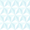 Brewster Home Fashions Adella Sky Blue Geometric Wallpaper