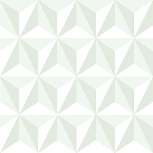 Brewster Home Fashions Adella Sage Geometric Wallpaper