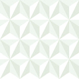 Brewster Home Fashions Adella Geometric Sage Wallpaper