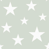 Brewster Home Fashions Amira Sage Stars Wallpaper