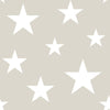 Brewster Home Fashions Amira Taupe Stars Wallpaper