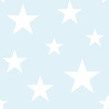 Brewster Home Fashions Amira Sky Blue Stars Wallpaper