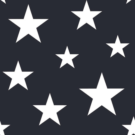 Brewster Home Fashions Amira Navy Stars Wallpaper