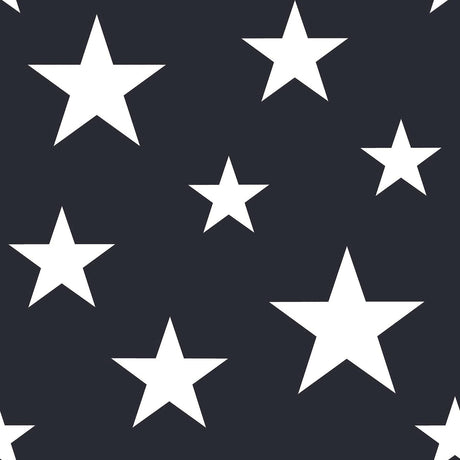 Brewster Home Fashions Amira Stars Navy Wallpaper