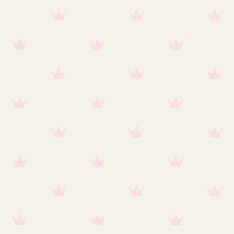 Brewster Home Fashions Bea Light Pink Crowns Wallpaper