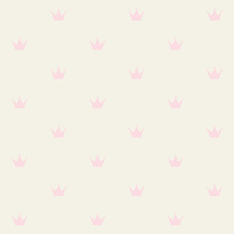 Brewster Home Fashions Bea Crowns Light Pink Wallpaper