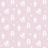 Brewster Home Fashions Bitsy Pink Woodland Wallpaper