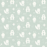 Brewster Home Fashions Bitsy Mint Woodland Wallpaper