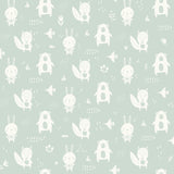 Brewster Home Fashions Bitsy Woodland Mint Wallpaper
