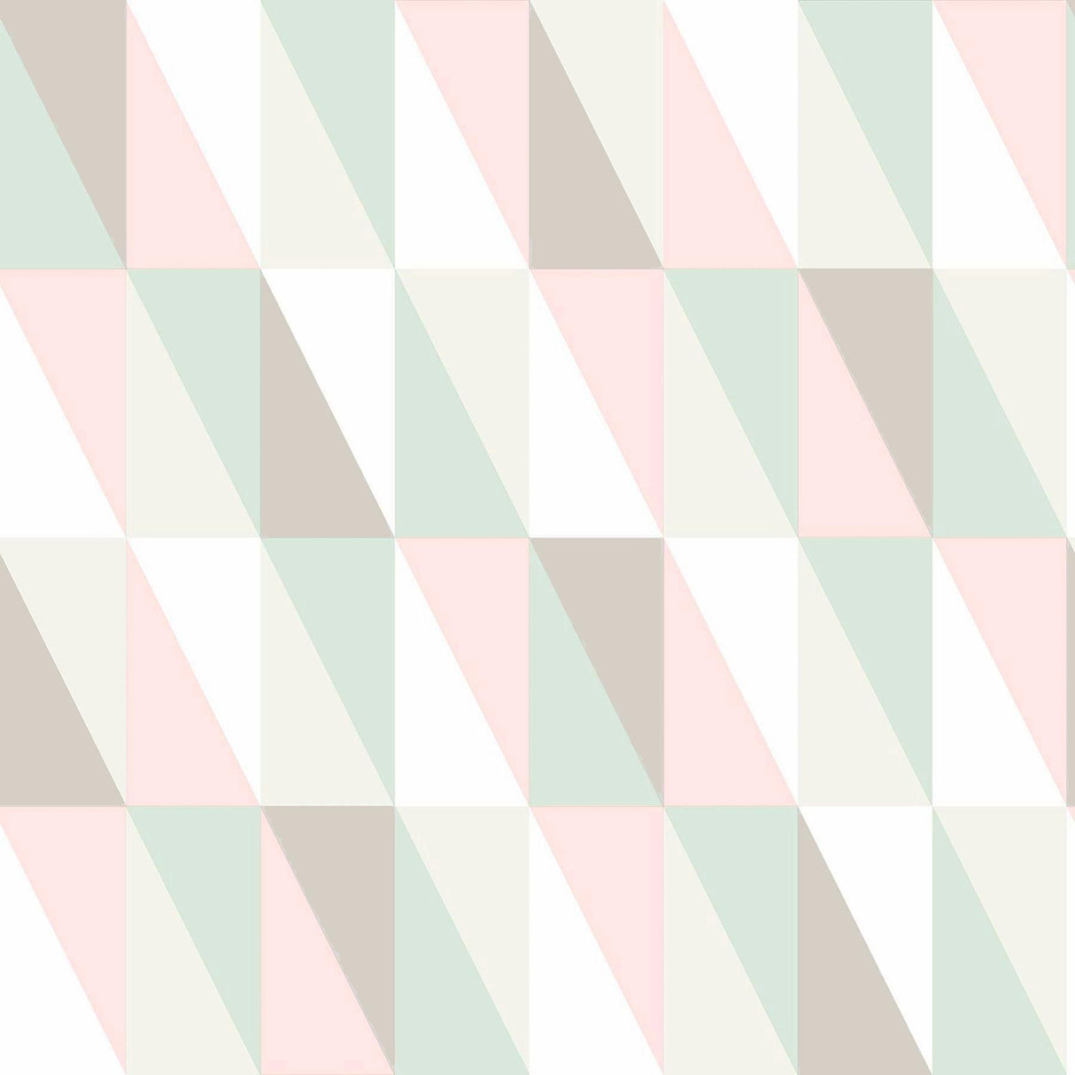 Brewster Home Fashions Inez Pastel Geometric Wallpaper