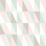 Brewster Home Fashions Inez Geometric Pastel Wallpaper