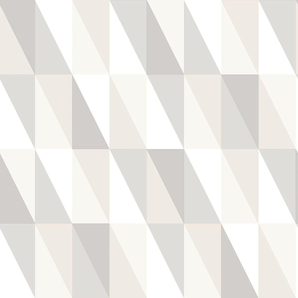 Brewster Home Fashions Inez Geometric Neutral Wallpaper