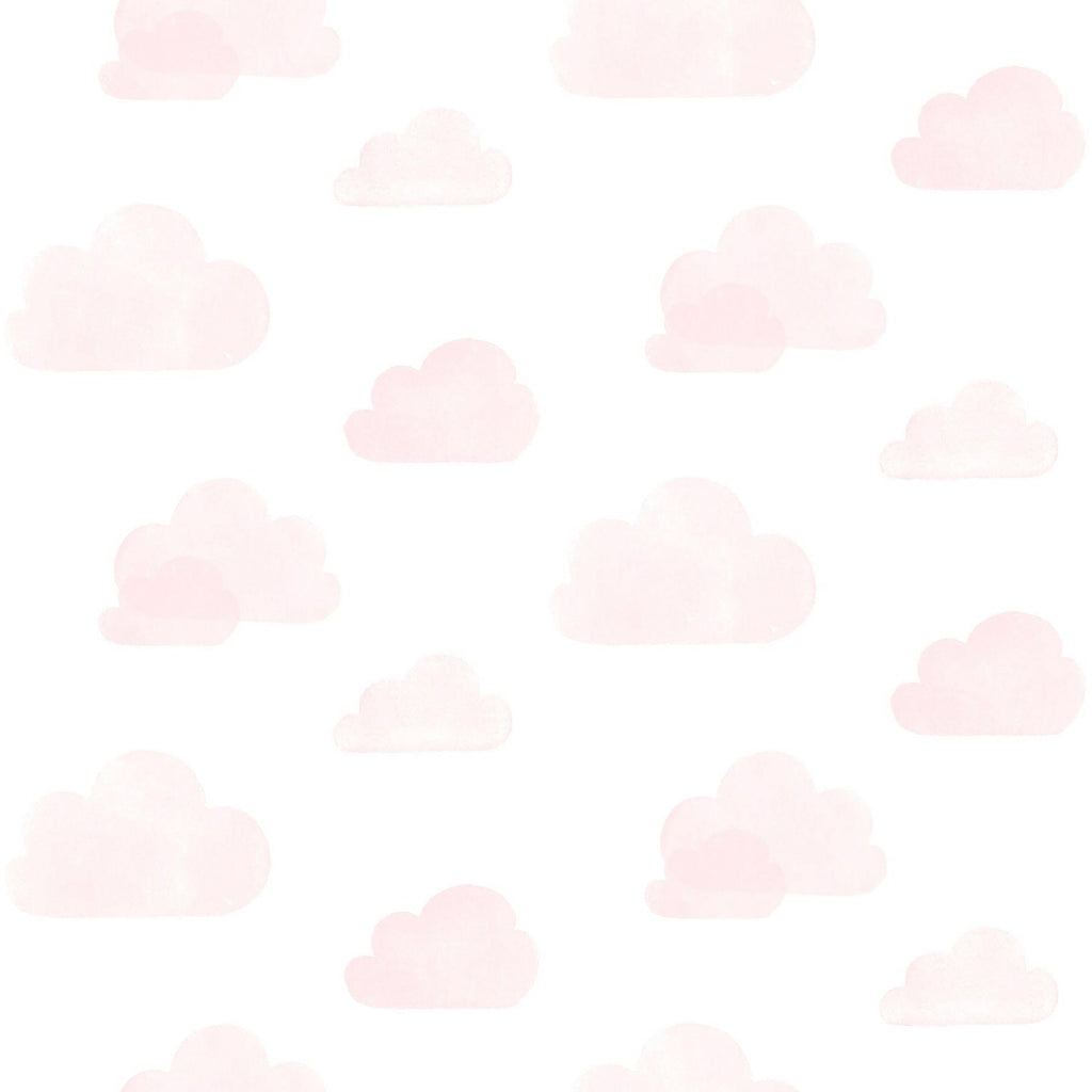 Brewster Home Fashions Irie Clouds Pink Wallpaper