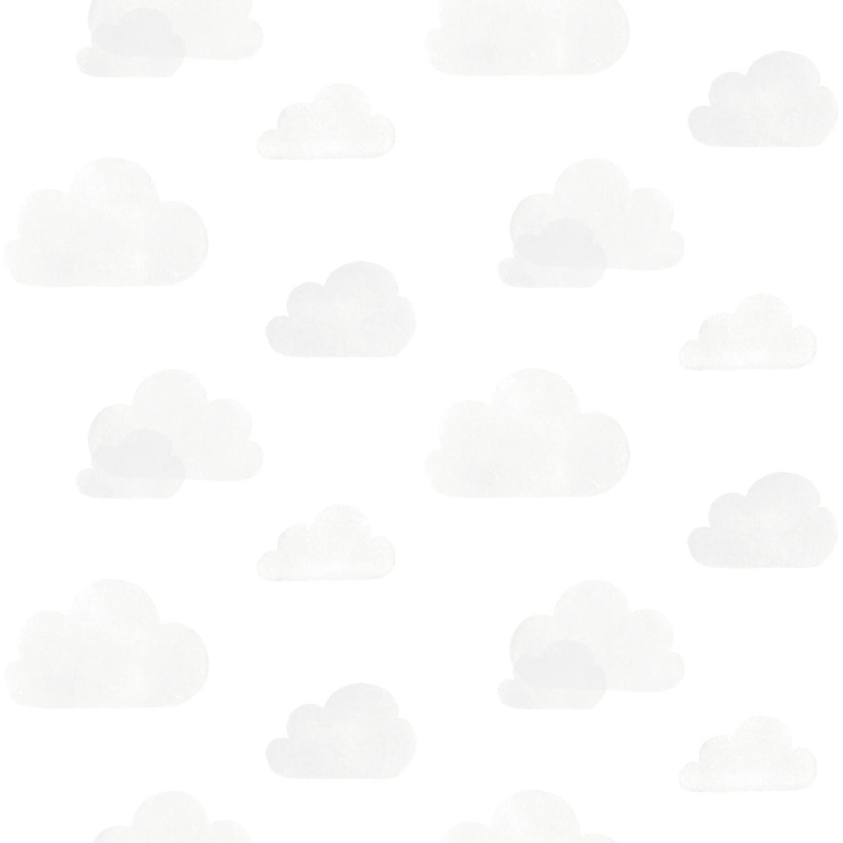 Brewster Home Fashions Irie Clouds Grey Wallpaper