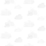 Brewster Home Fashions Irie Clouds Grey Wallpaper