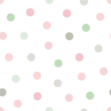 Brewster Home Fashions Jubilee Dots Pink Wallpaper