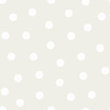 Brewster Home Fashions Jubilee Dots Silver Wallpaper
