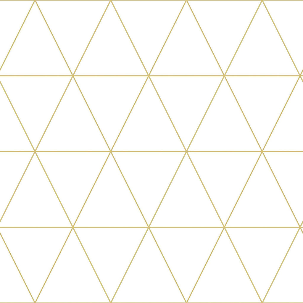 Brewster Home Fashions Leda Geometric Metallic Wallpaper