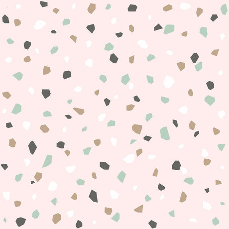 Brewster Home Fashions Ona Pink Terrazzo Wallpaper