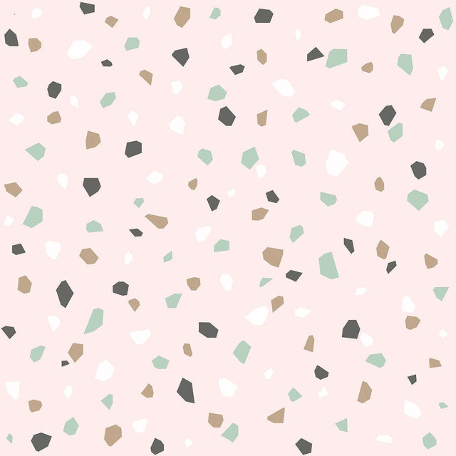 Brewster Home Fashions Ona Pink Terrazzo Wallpaper