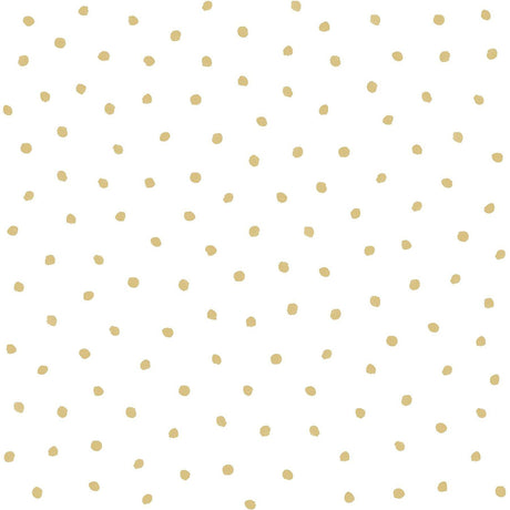 Brewster Home Fashions Pixie Gold Dots Wallpaper