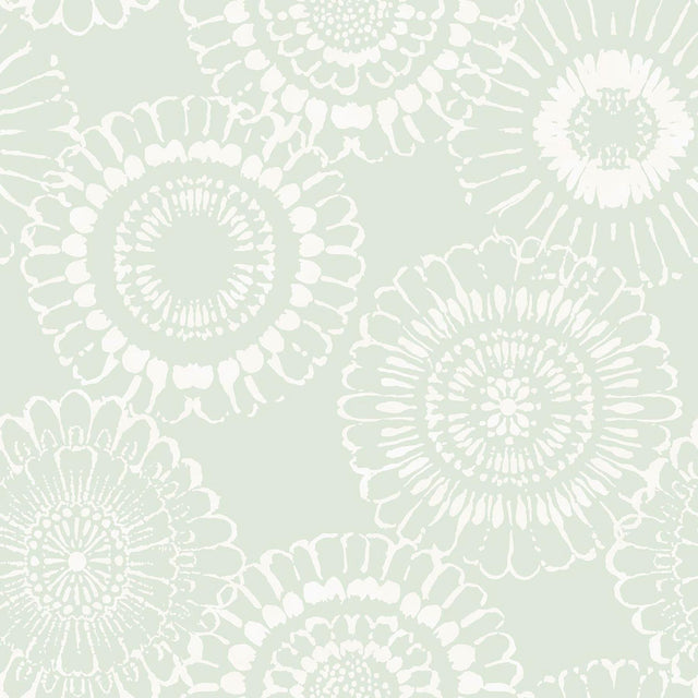 Brewster Home Fashions Sonnet Sage Floral Wallpaper