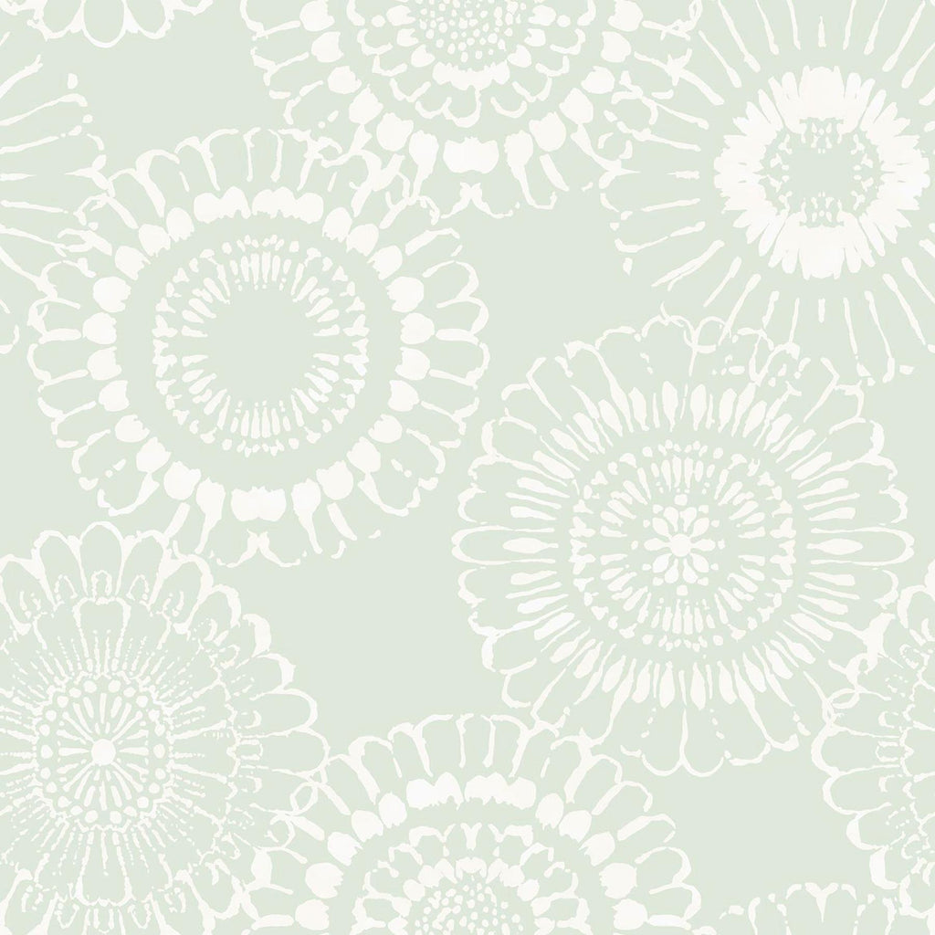 Brewster Home Fashions Sonnet Sage Floral Wallpaper