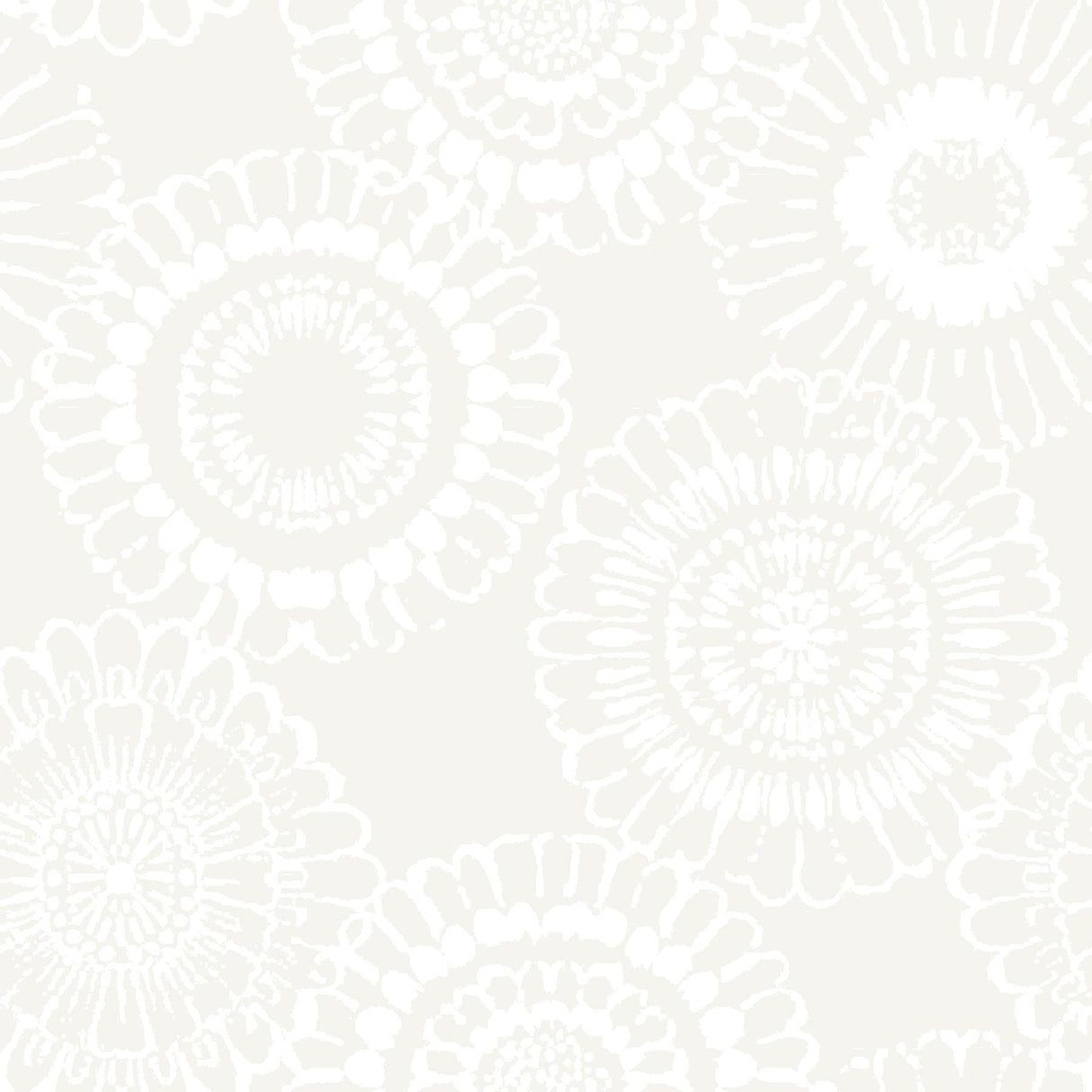 Brewster Home Fashions Sonnet Platinum Floral Wallpaper