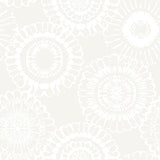 Brewster Home Fashions Sonnet Platinum Floral Wallpaper