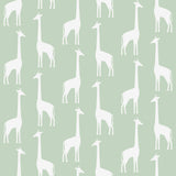Brewster Home Fashions Vivi Giraffe Sage Wallpaper