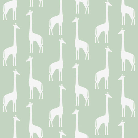 Brewster Home Fashions Vivi Giraffe Sage Wallpaper