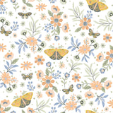 Brewster Home Fashions Zev Butterfly Coral Wallpaper