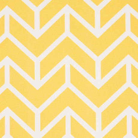 Schumacher Chevron Indoor/Outdoor Yellow Fabric